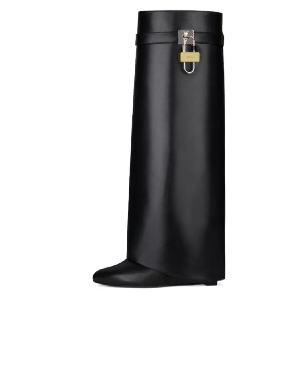 Givenchy Shark Lock  Boot with Gold Padlocks